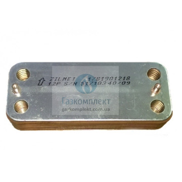 DO 345-2 (17B1901218) Теплообмінник вторинний TEPLOWEST BASIS