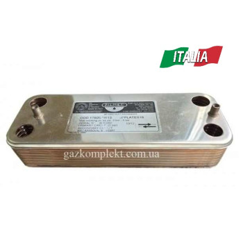 S1024800В Теплообмінник вторинний SAUNIER DUVAL Isofast ZILMET (16 пластин) 17В2071613
