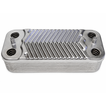 7828745 Теплообмінник вторинний Viessmann Vitopend 100 WH1D, Vitodens 100 WB1B, WB1C 