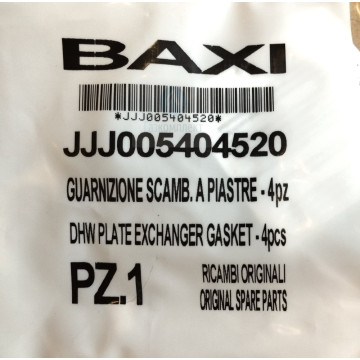 5404520 Прокладка теплообмінника ГВП BAXI, WESTEN, ARISTON Clas-Genus, CHAFFOTEAUX, VIESSMANN